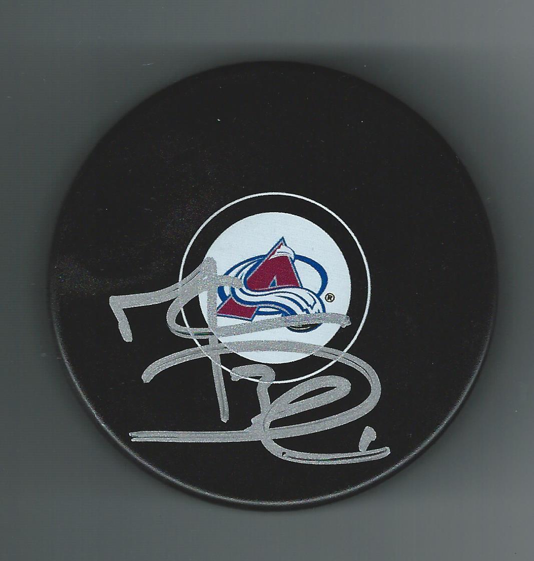 Marc Denis Signed Colorado Avalanche Puck