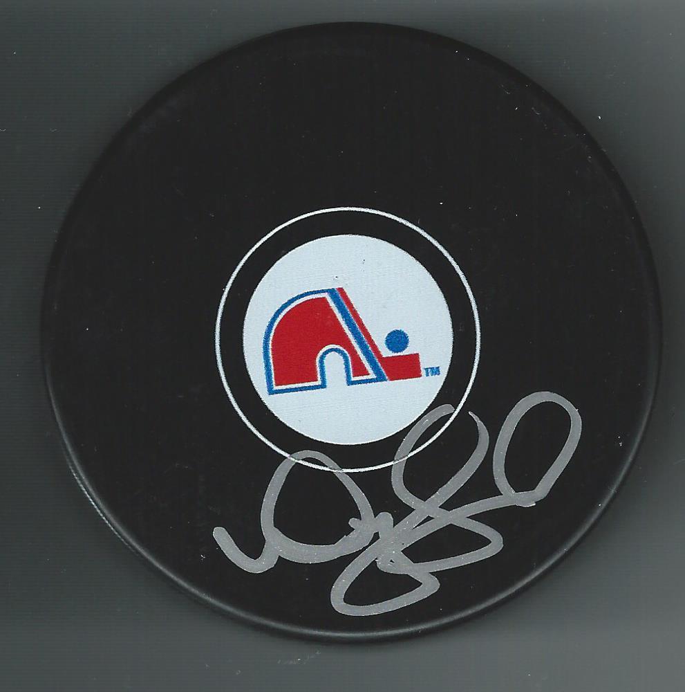 Doug Smail Signed Quebec Nordiques Puck