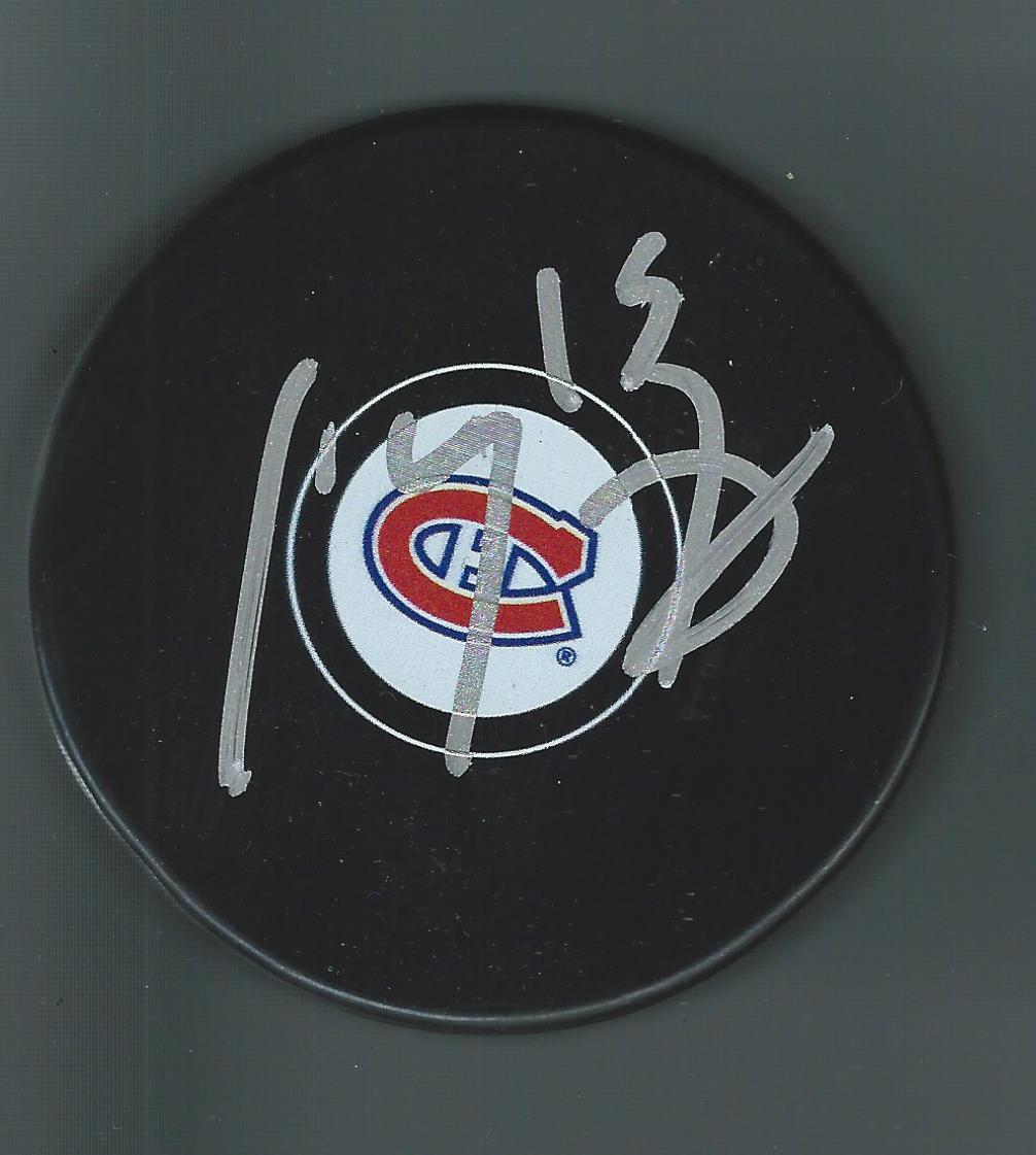 Chris Terry Signed Montreal Canadiens Puck