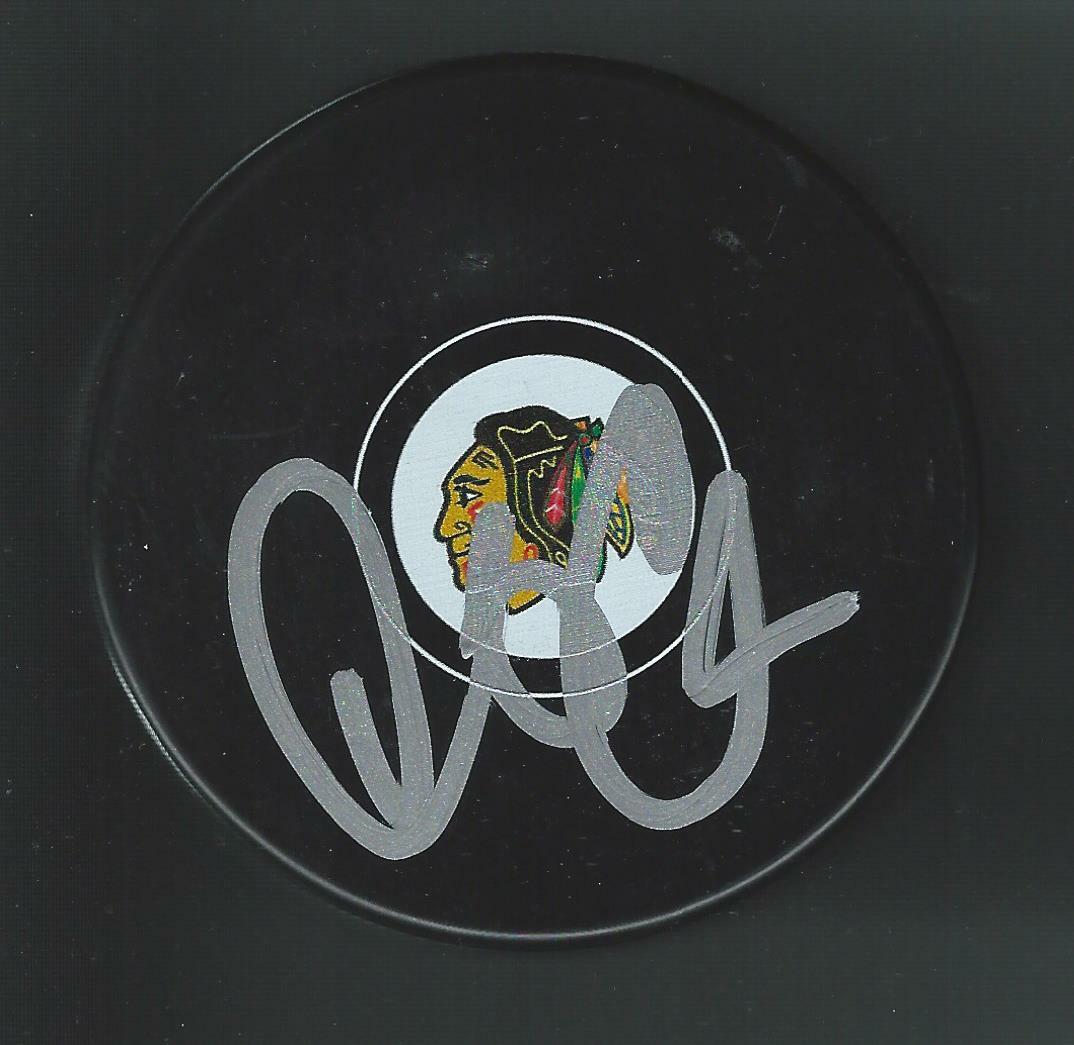 Danton Cole Signed Chicago Blackhawks Puck