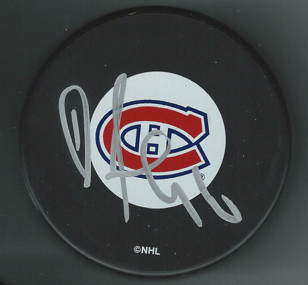 Richard Zednik Signed Montreal Canadiens Puck