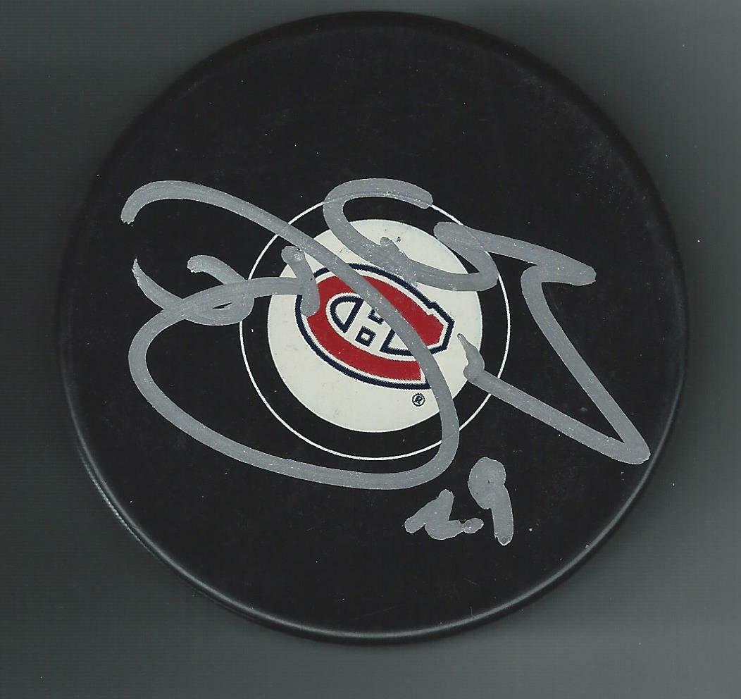 Jim Cummins Signed Montreal Canadiens Puck