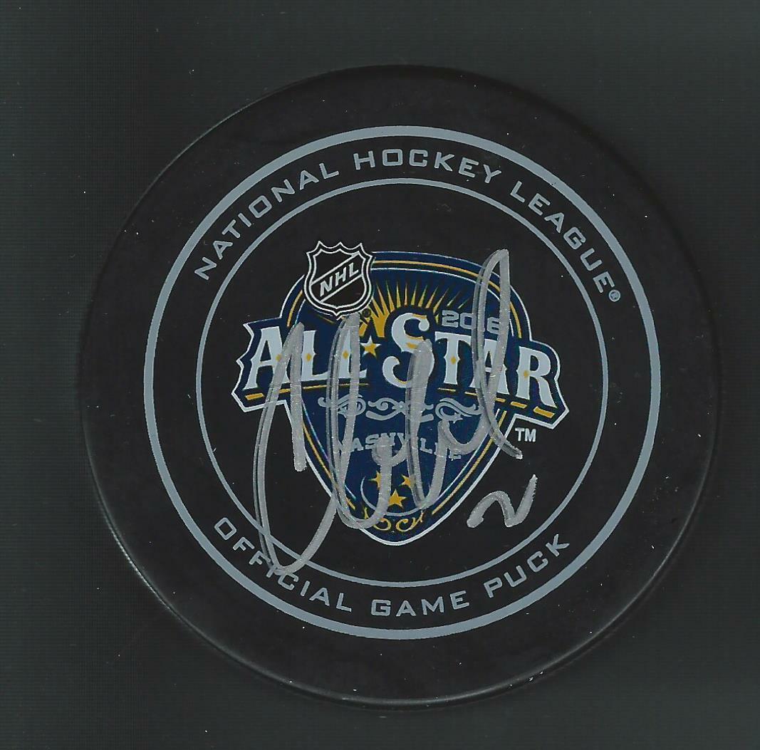 Cory Schneider Signed 2016 NHL All Star Official Game Puck New Jersey Devils