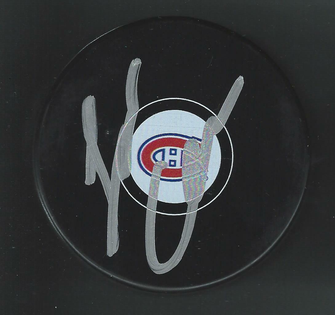 Jacob Olofsson Signed Montreal Canadiens Puck