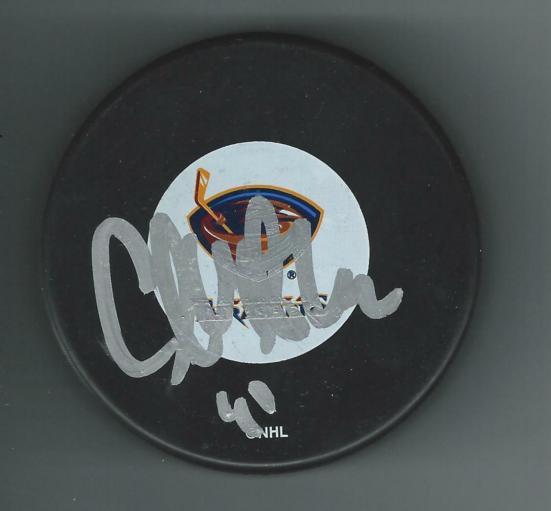 Clarke MacArthur Signed Atlanta Thrashers Puck