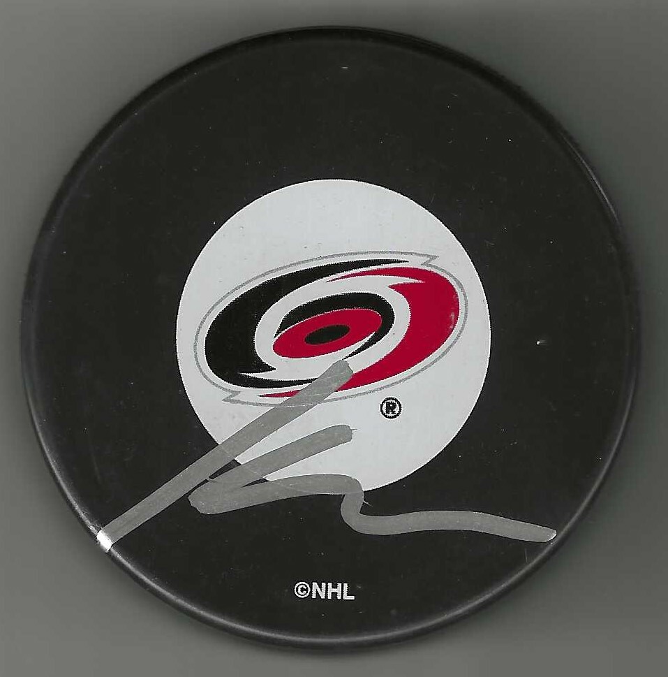 Lenni Killinen Signed Carolina Hurricanes Puck
