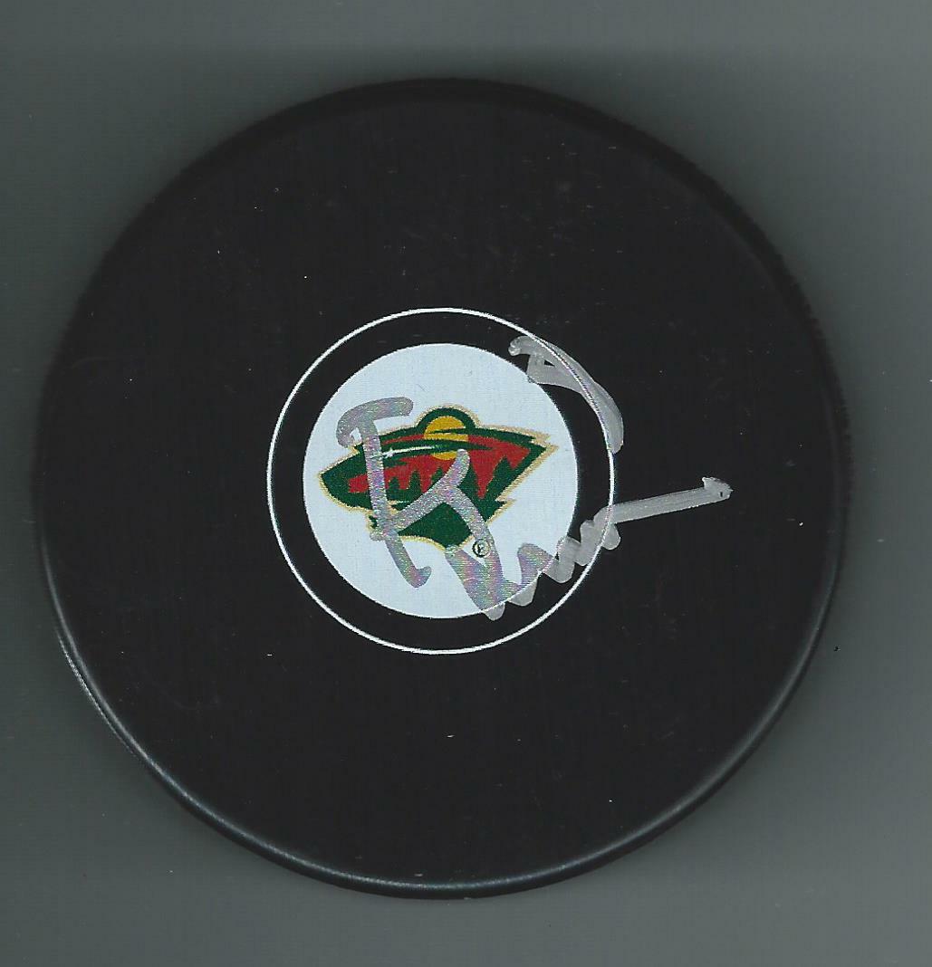 Filip Johansson Signed Minnesota Wild Puck