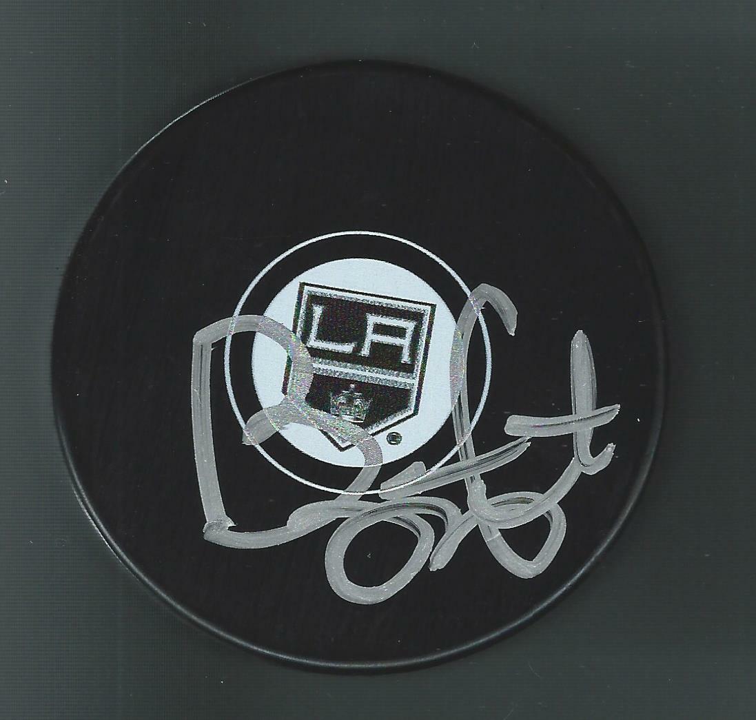 Tobias Bjornfot Signed Los Angeles Kings Puck