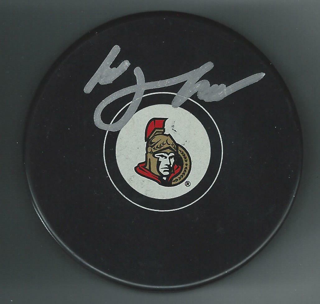Lassi Thomson Signed Ottawa Senators Puck