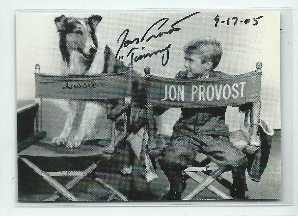 Jon Provost Signed 2005 Chicagoland Entertainment Expo Card Lassie