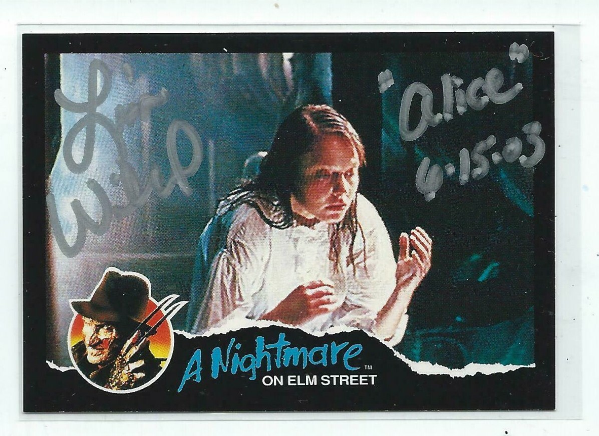 Lisa Wilcox Signed 1984 A Nightmare On Elm Street Card #70