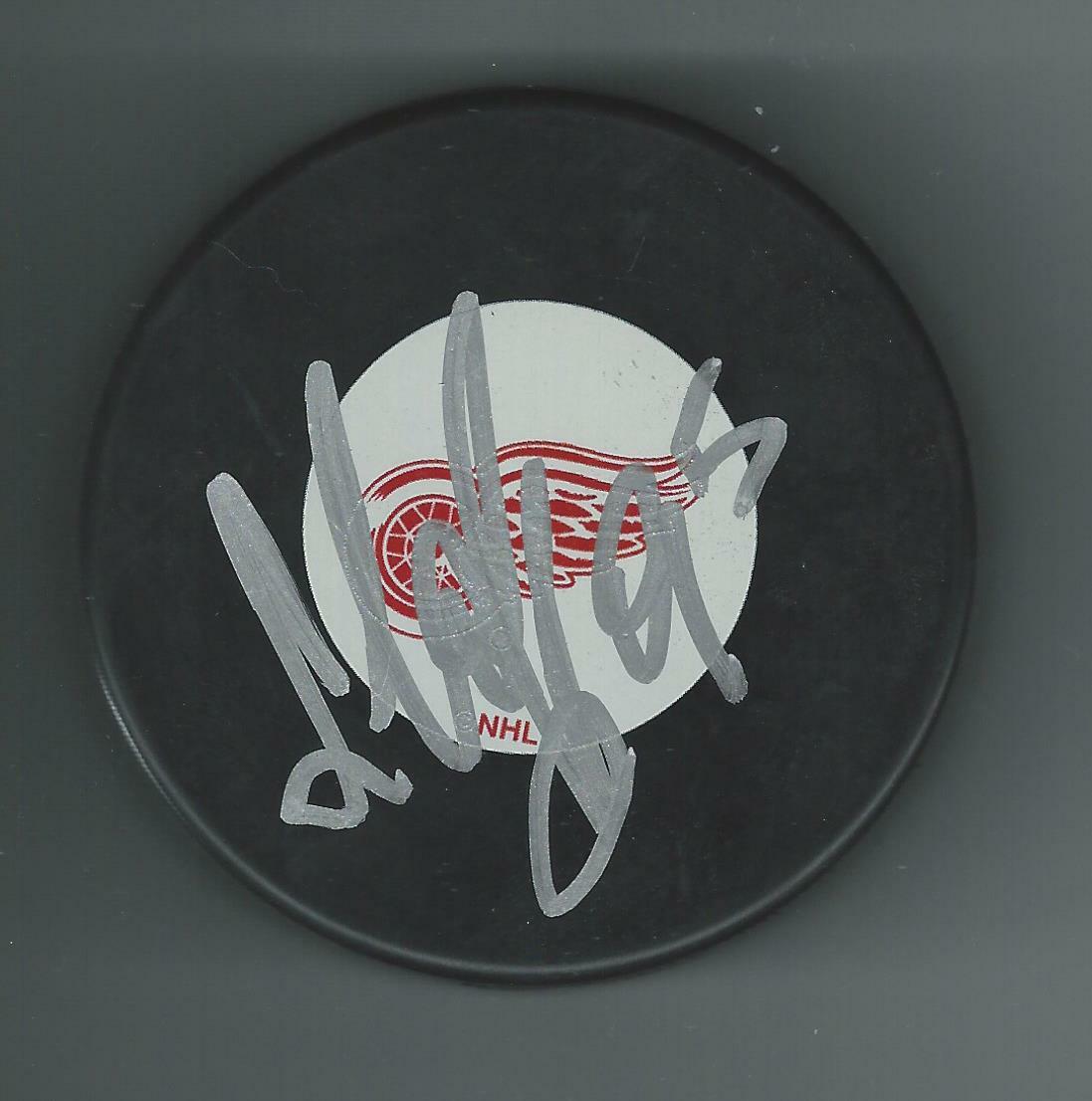 Daniil Danny Markov Signed Detroit Red Wings Puck