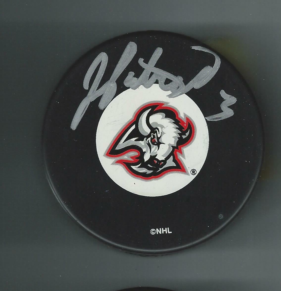 James Patrick Signed Buffalo Sabres Puck