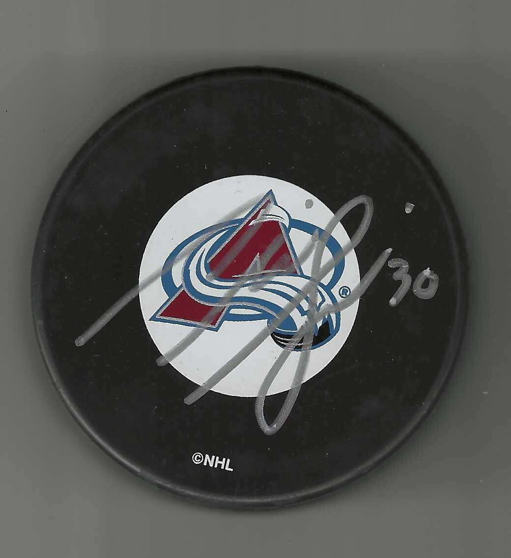 Philippe Sauve Signed Colorado Avalanche Puck