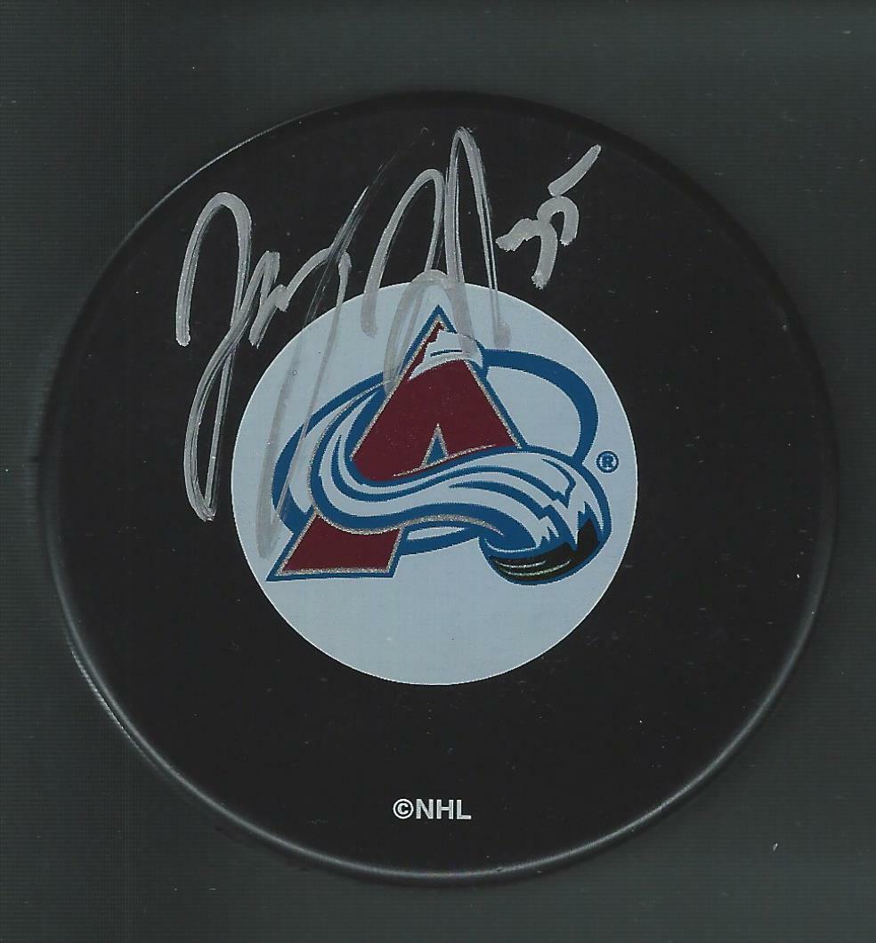 Tyler Wieman Signed Colorado Avalanche Trench Puck