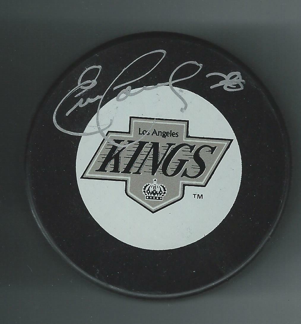 Eric LaCroix Signed Los Angeles Kings Puck