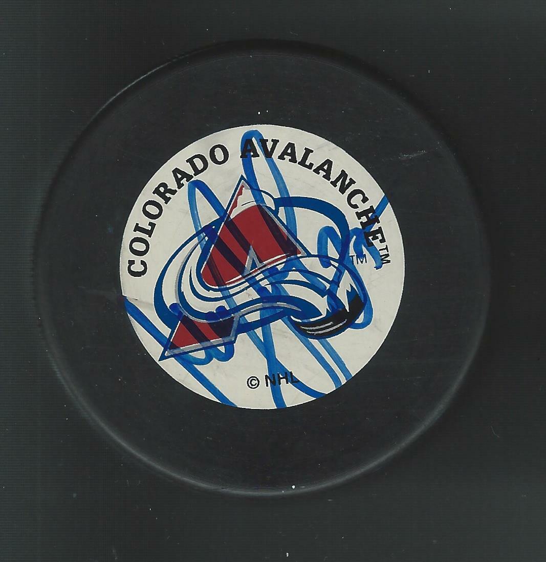 Martin Rucinsky Signed Colorado Avalanche Trench Puck