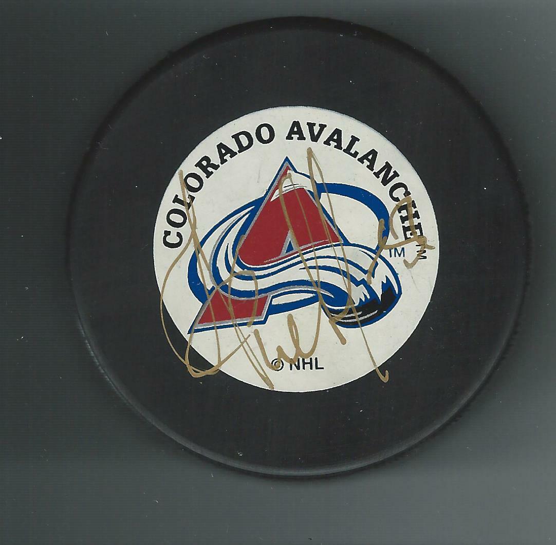 Andrei Kovalenko Signed Colorado Avalanche Trench Puck