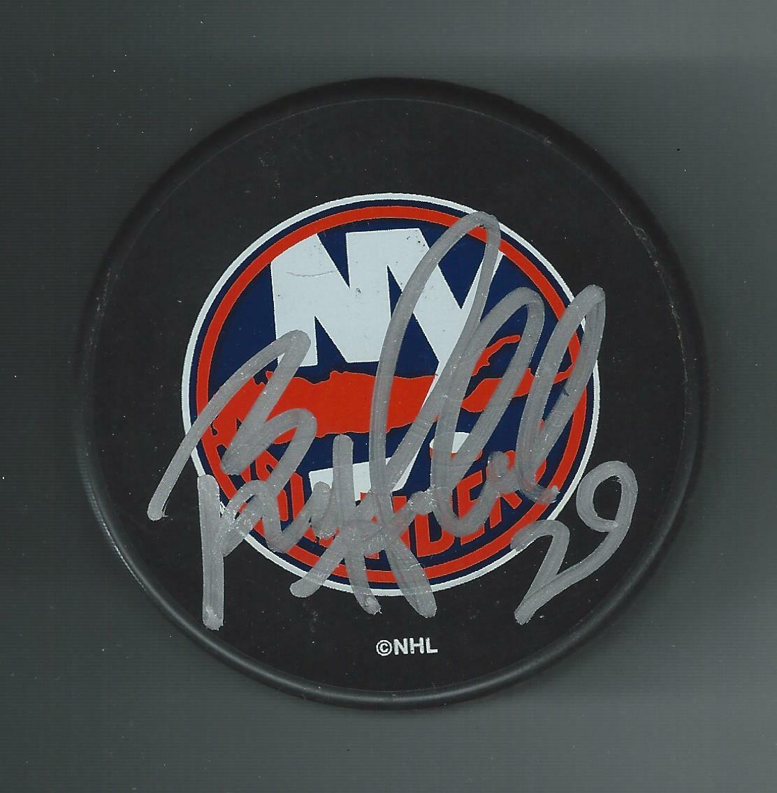 Bryan Smolinski Signed New York Islanders Puck