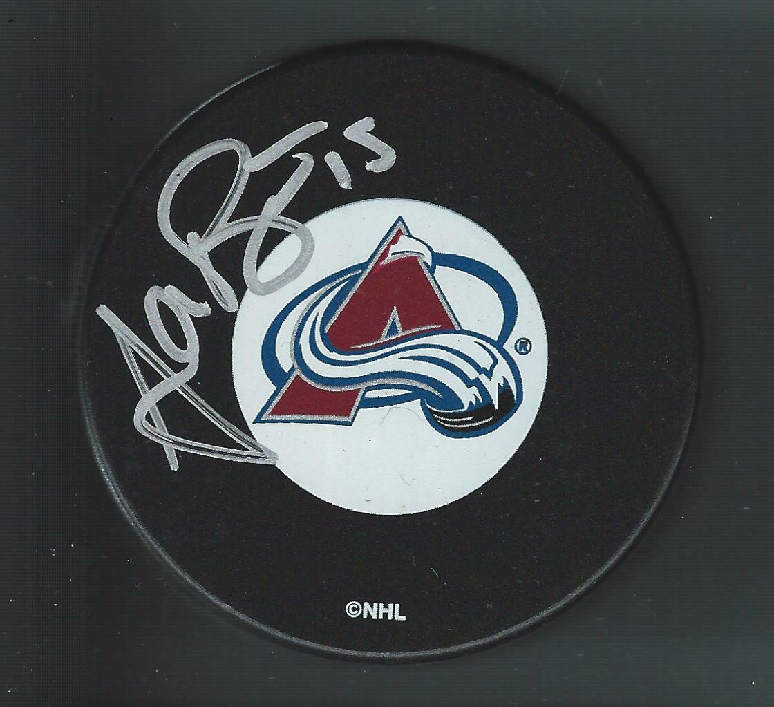 Andrew Brunette Signed Colorado Avalanche Puck