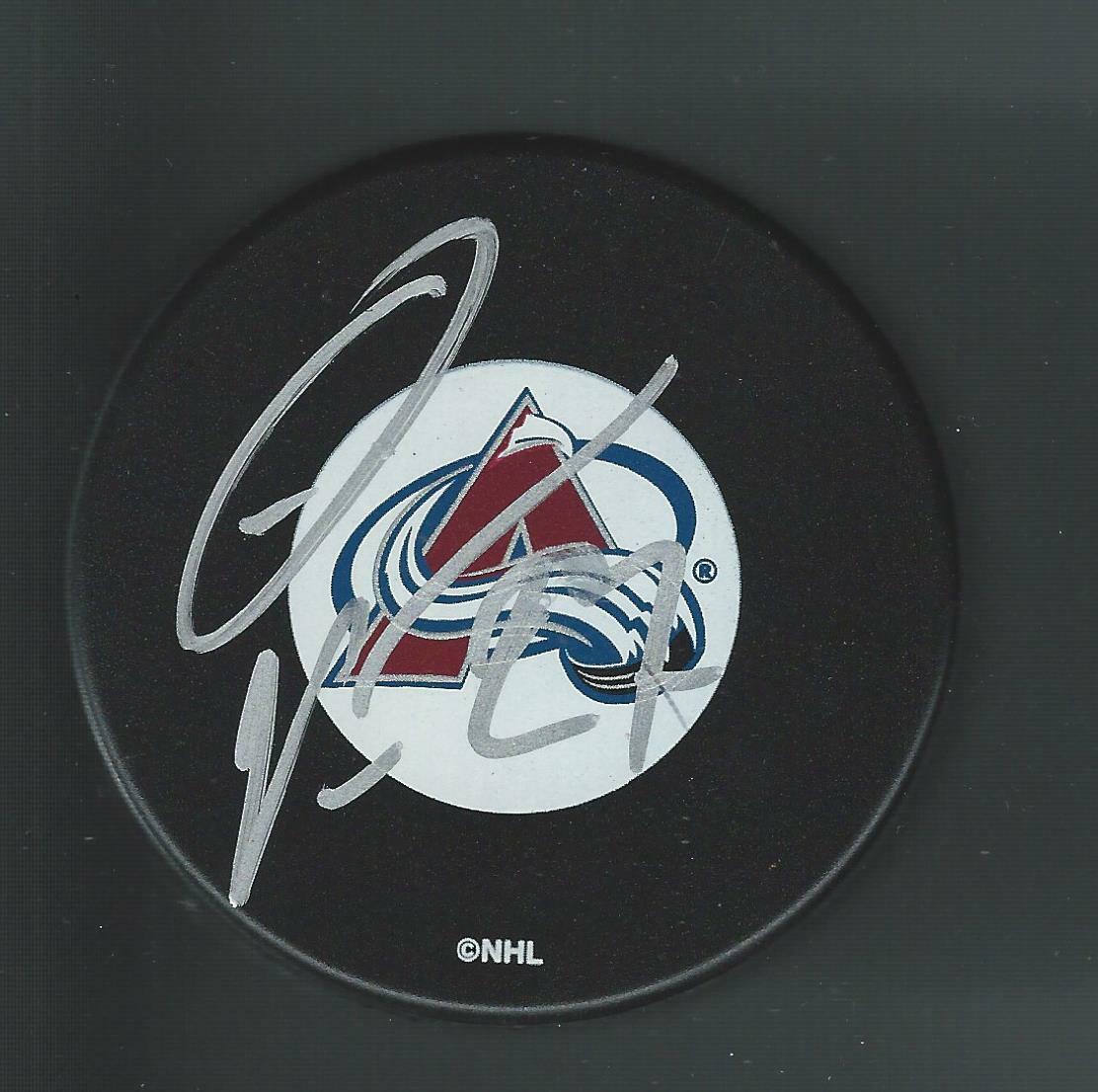 Ossi Vaananen Signed Colorado Avalanche Puck