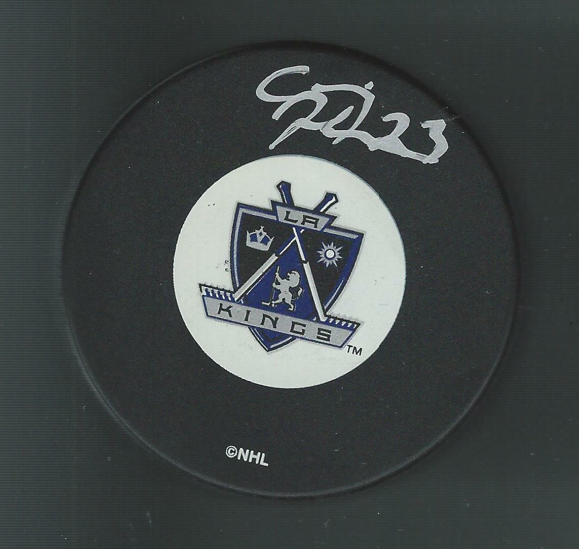 Craig Johnson Signed Los Angeles Kings Puck