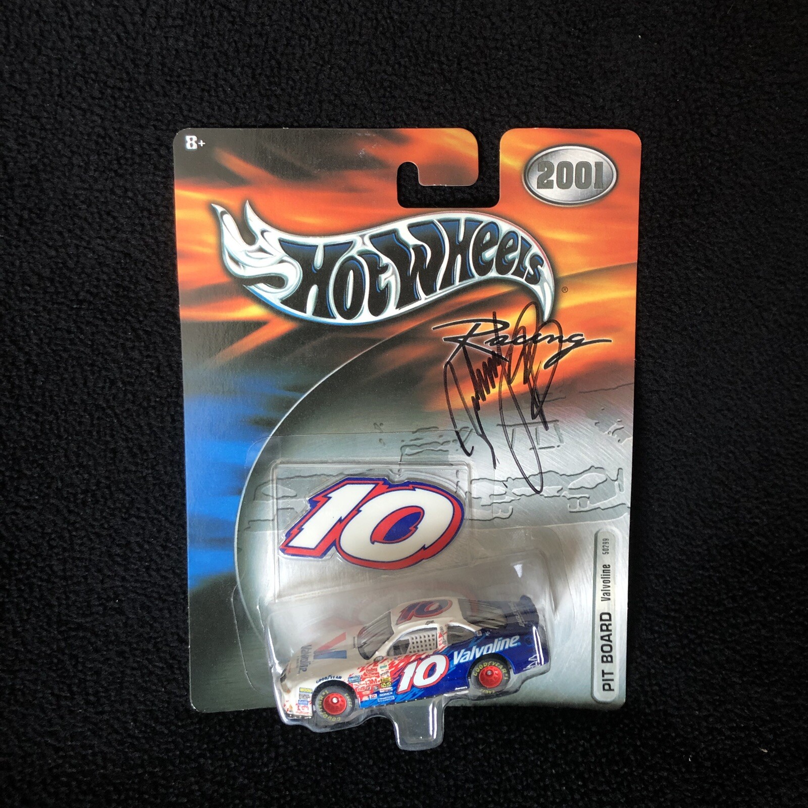 Johnny Benson Signed 2001 Hot Wheels Valvoline 1:64 Scale Stock Car