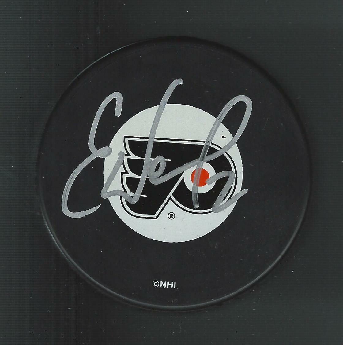 Eric Weinrich Signed Philadelphia Flyers Puck