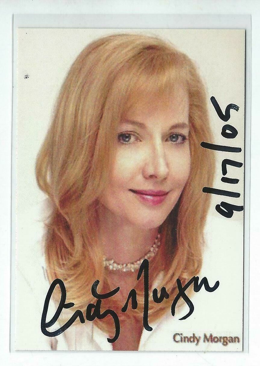 Cindy Morgan Signed 2005 Chicagoland Entertainment Expo Card Caddyshack