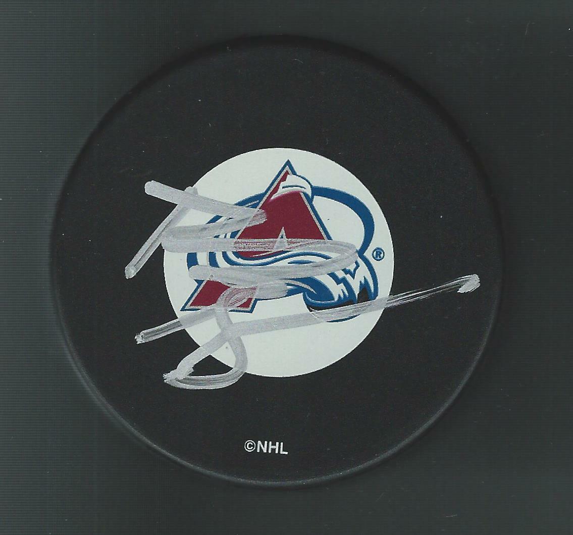 Rich Brennan Signed Colorado Avalanche Puck