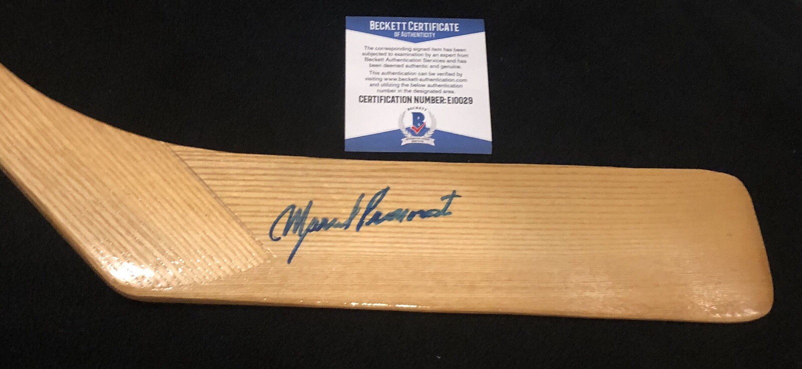 Marcel Pronovost Signed Detroit Red Wings Northland Stick Beckett COA