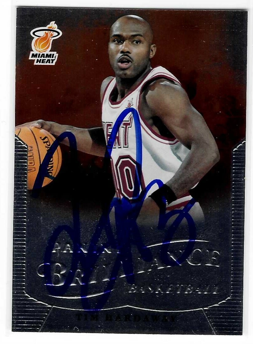 Tim Hardaway Signed 2012/13 Panini Brilliance Card #230