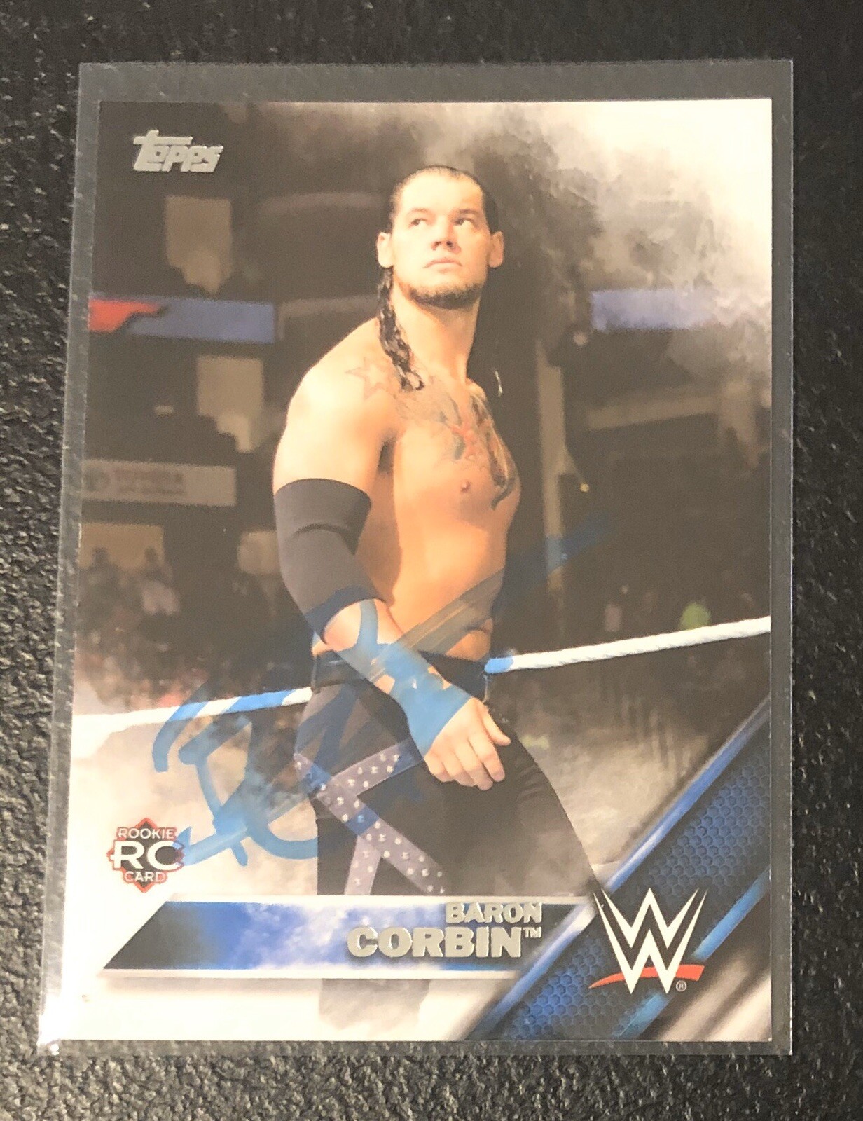 Baron Corbin Signed 2016 Topps WWE Superstar Card #104