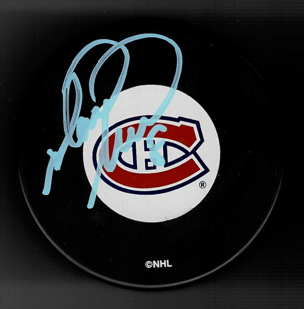 Mark Recchi Signed Montreal Canadiens Puck