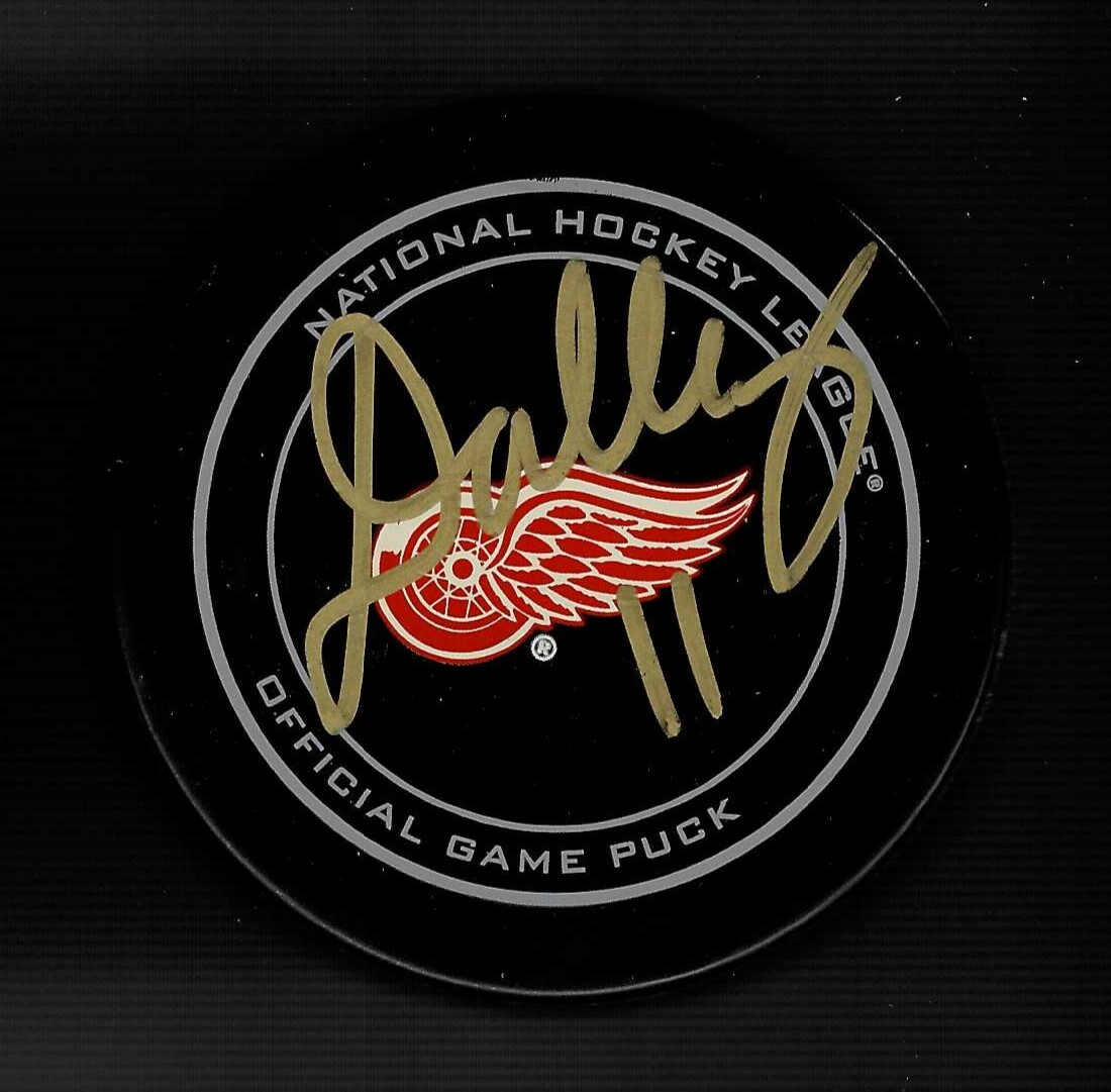Dan Cleary Signed Detroit Red Wings Official Game Puck