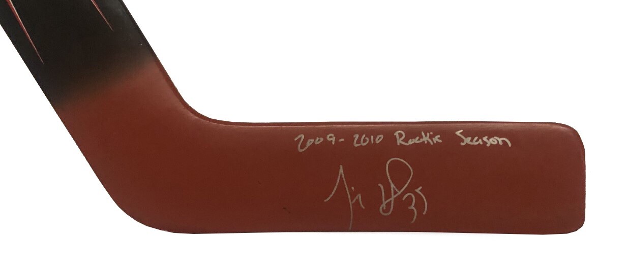 Jimmy Howard Signed & Inscribed Detroit Red Wings Junior Goalie Stick