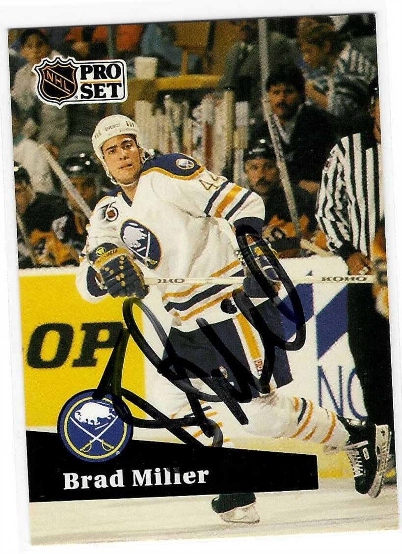 Brad Miller Signed 1991/92 Pro Set Card #354