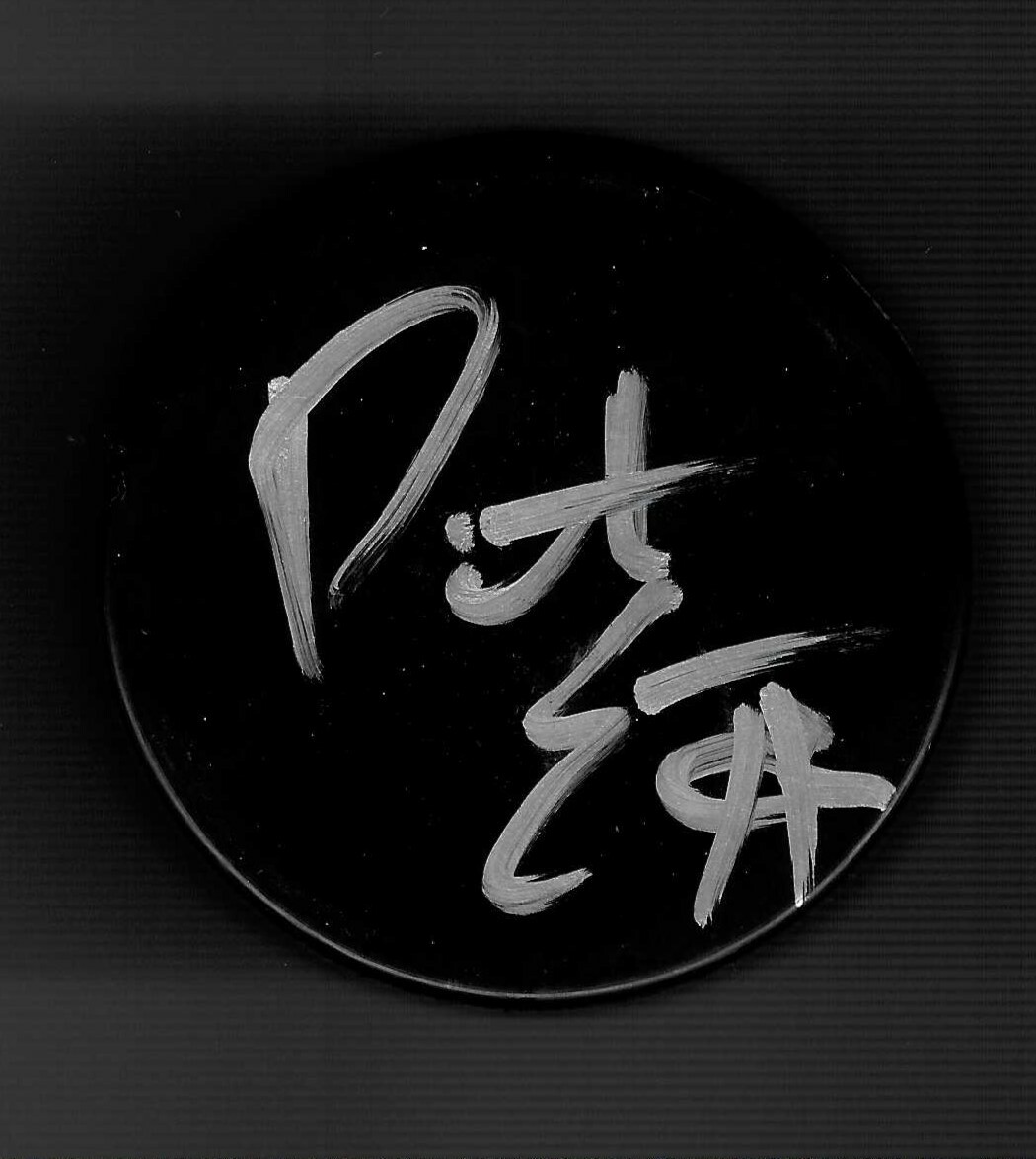 Patrick Eaves Signed Blank Puck Anaheim Ducks Detroit Red Wings BC Eagles