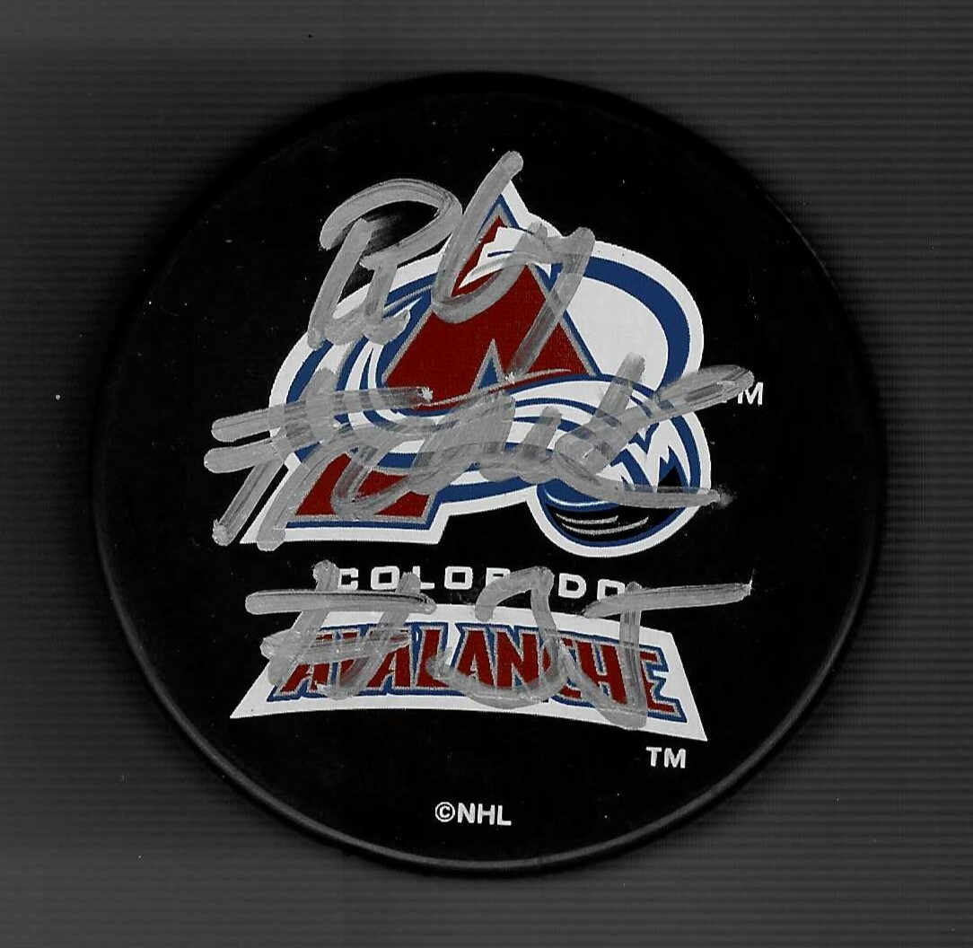 Petr Franek Signed Colorado Avalanche Puck