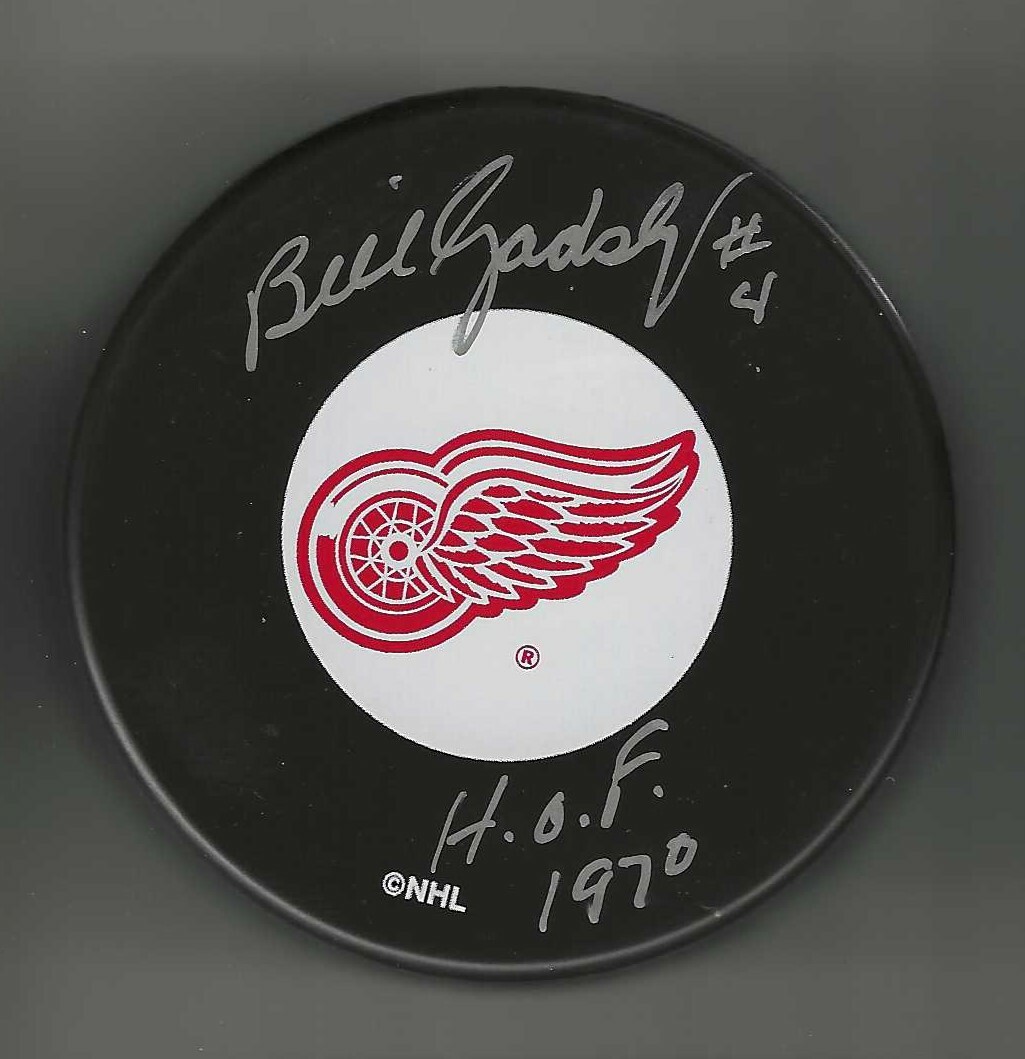 Bill Gadsby Signed & Inscribed 