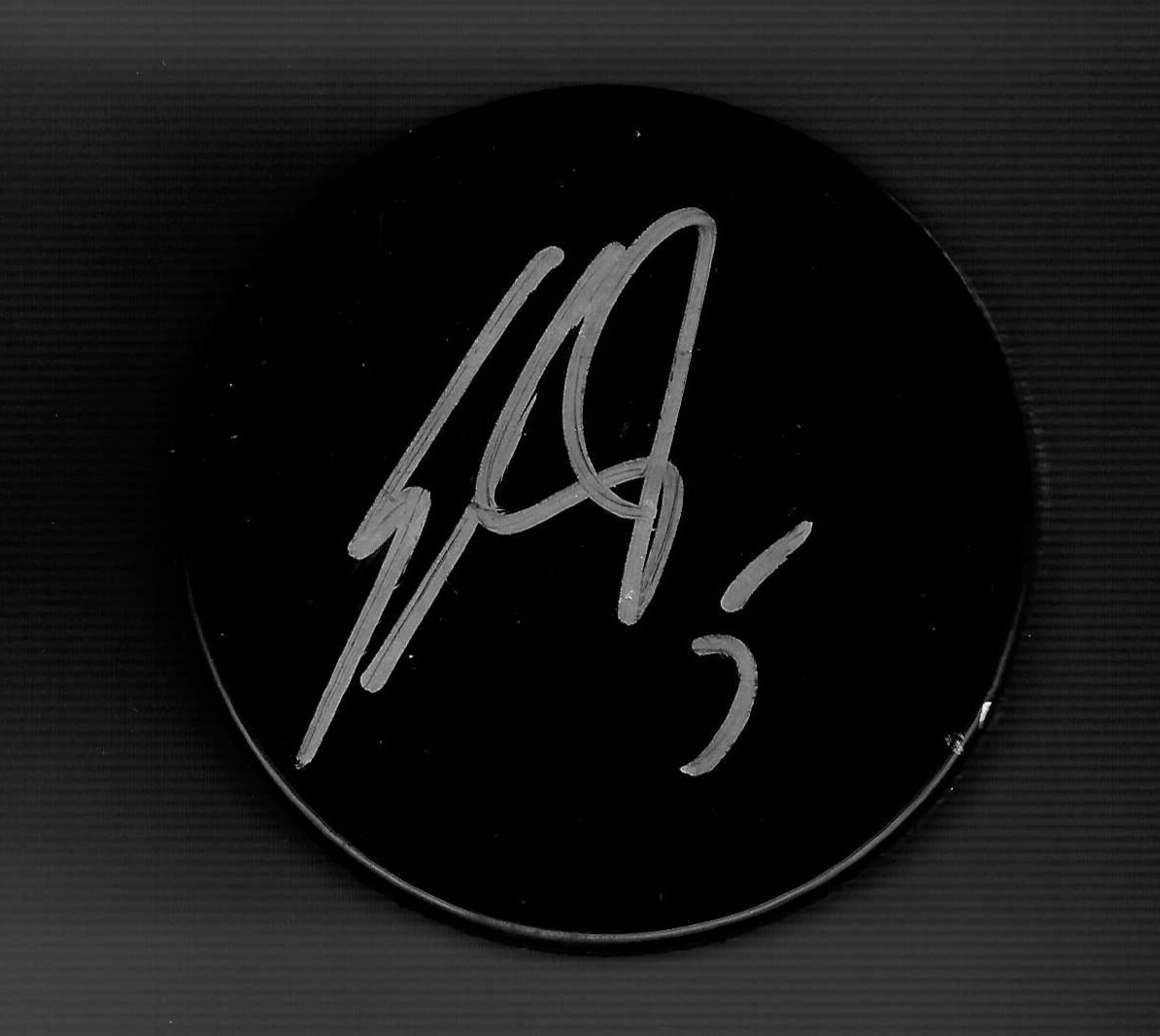 Christoph Schubert Signed Blank Puck Atlanta Thrashers Ottawa Senators