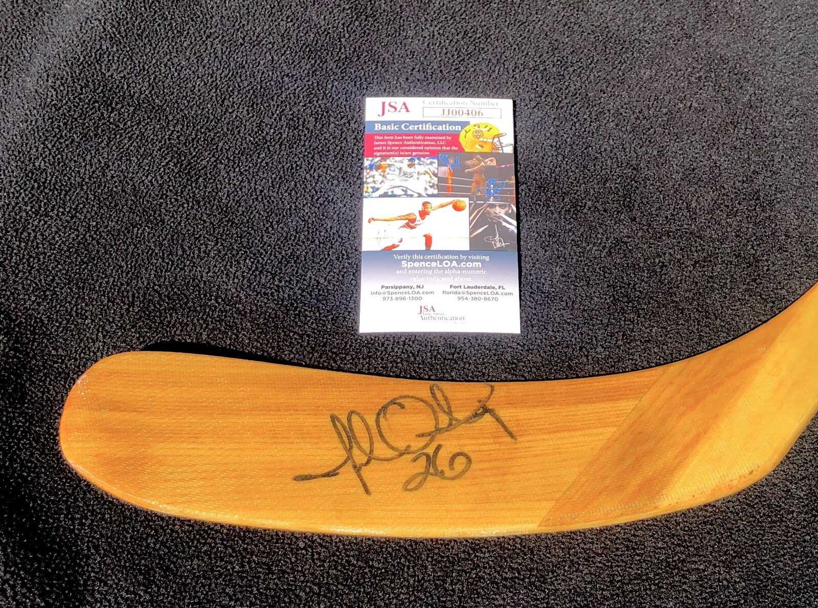 Jed Ortmeyer Signed Michigan Wolverines Player Model Sher-Wood Stick JSA COA