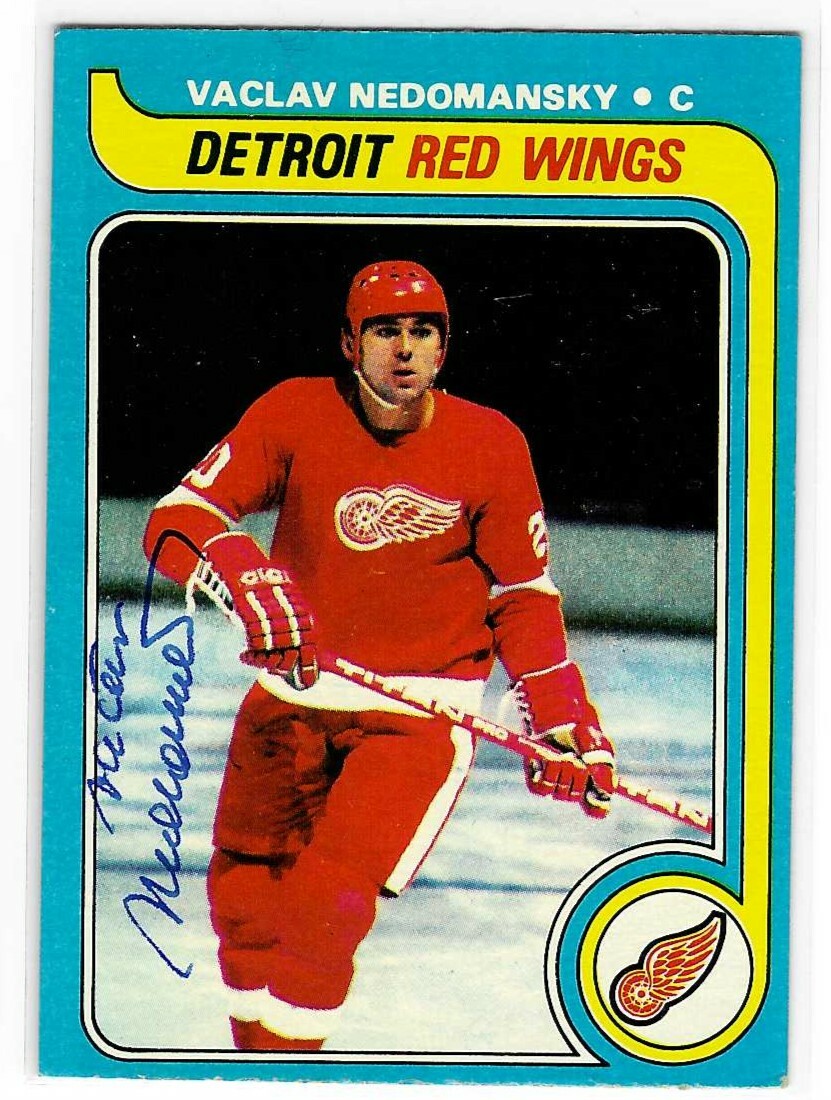 Vaclav Nedomansky Signed 1979/80 Topps Card #132