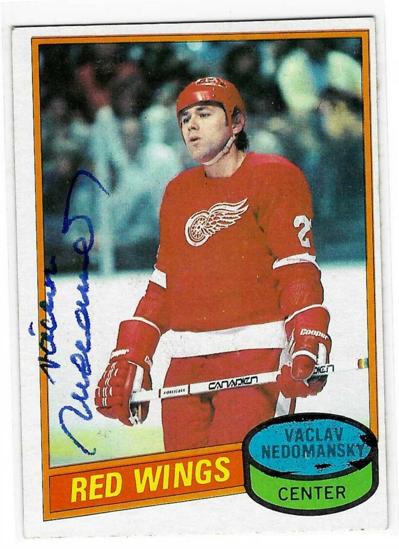 Vaclav Nedomansky Signed 1980/81 Topps Card #202