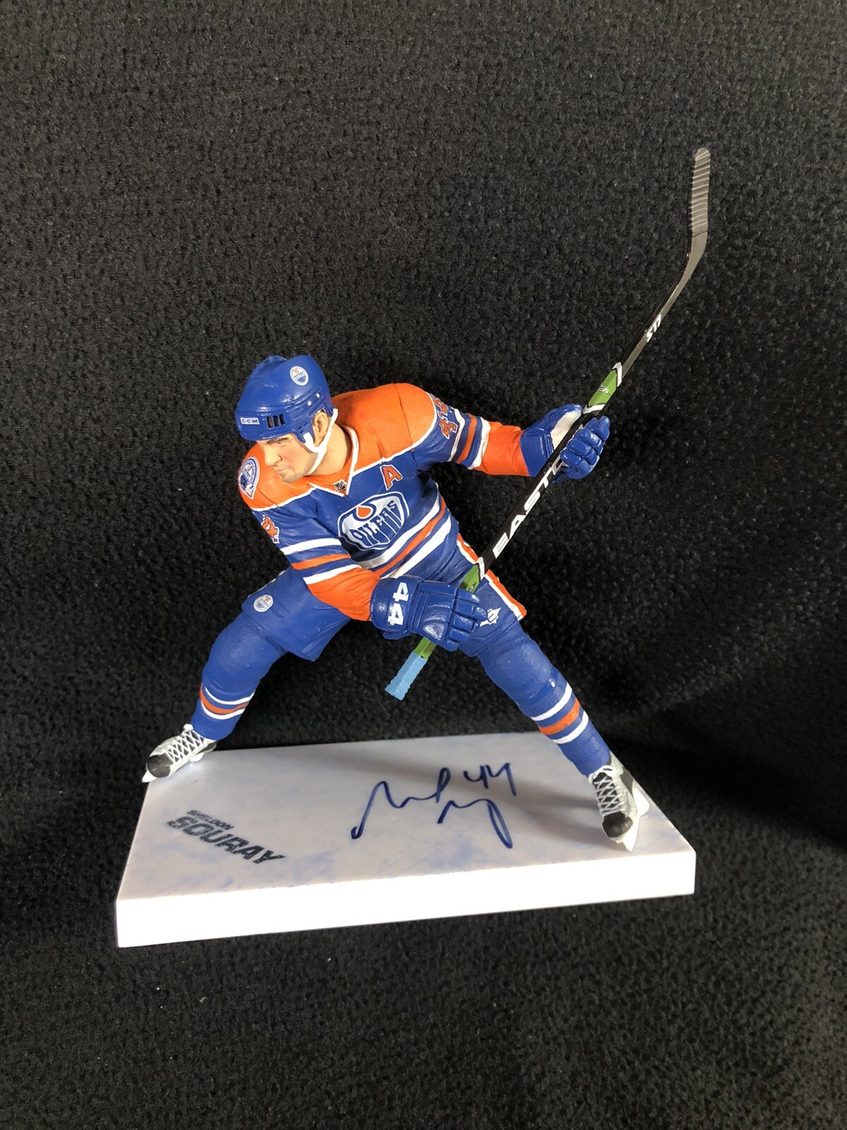 Sheldon Souray Signed Edmonton Oilers McFarlane Figure