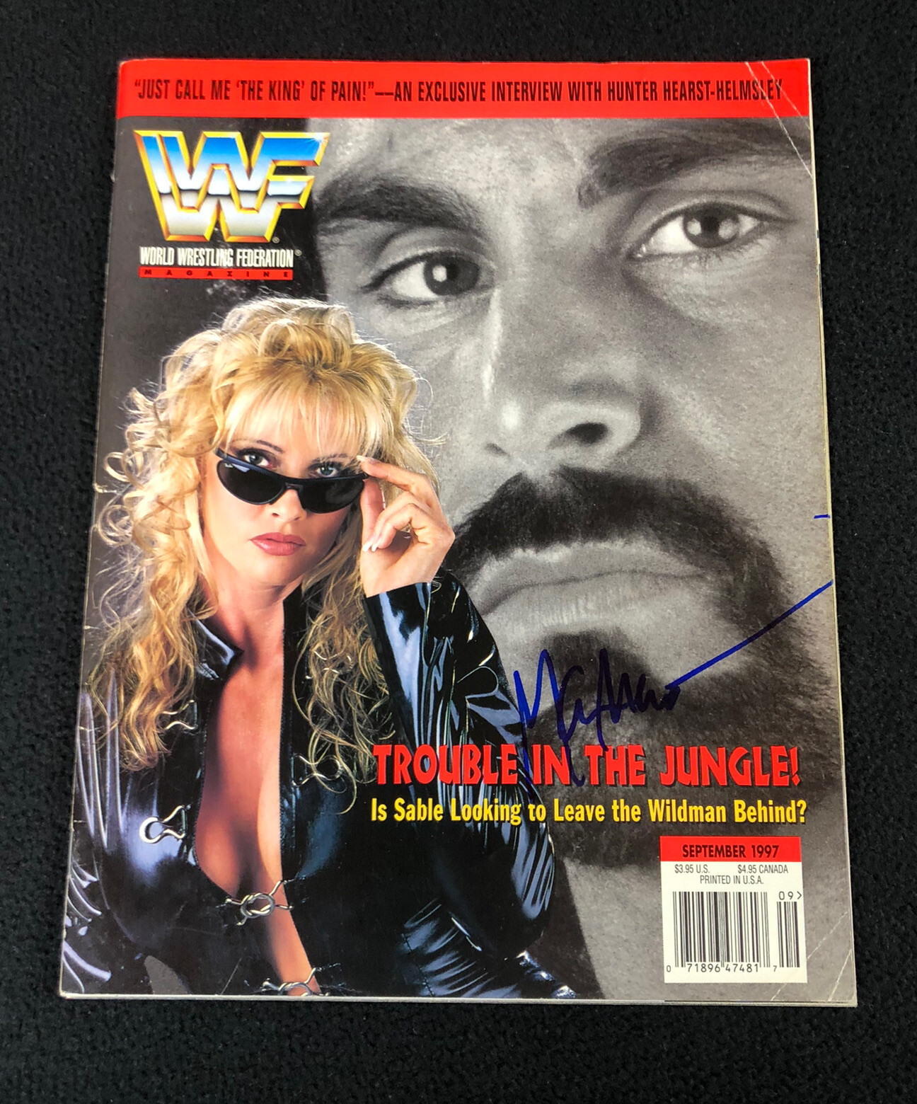 Marc Mero Signed WWF Magazine September 1997 WWE