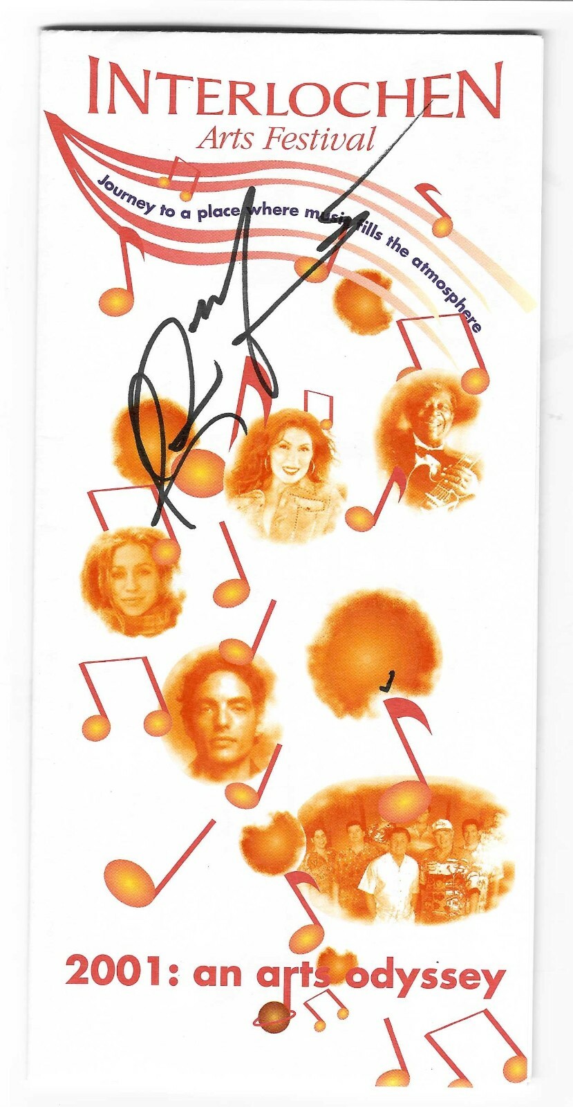 Jo Dee Messina Signed 2001 Interlochen Arts Festival Concert Program