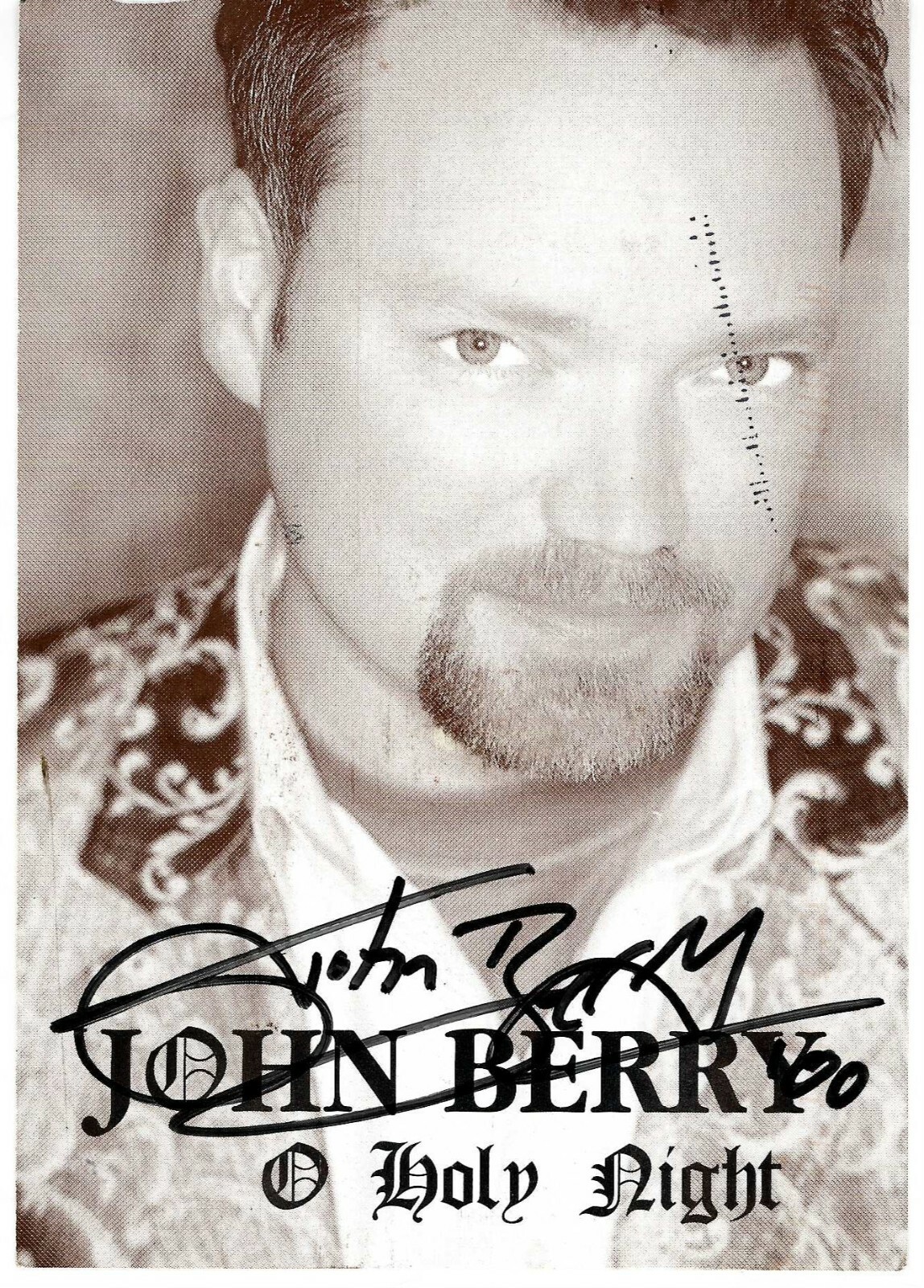John Berry Signed Publicity Postcard #2