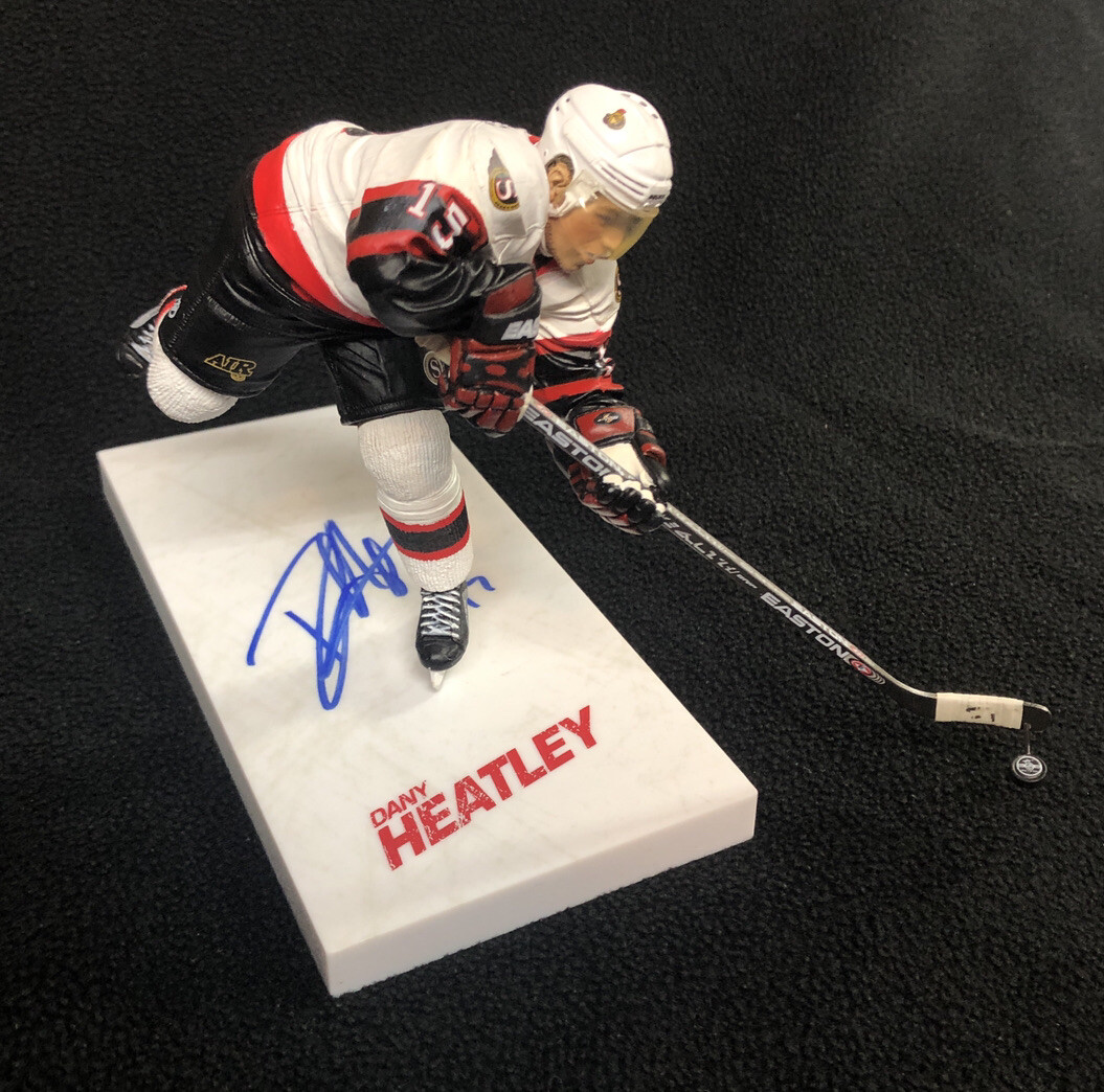 Dany Heatley Signed Ottawa Senators McFarlane Figure