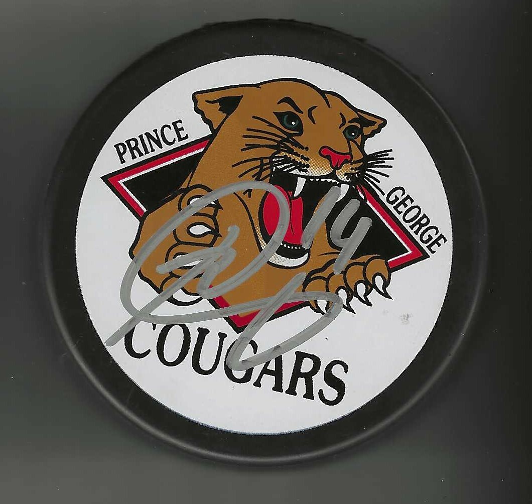 Brett Connolly Signed Prince George Cougars Puck Washington Capitals